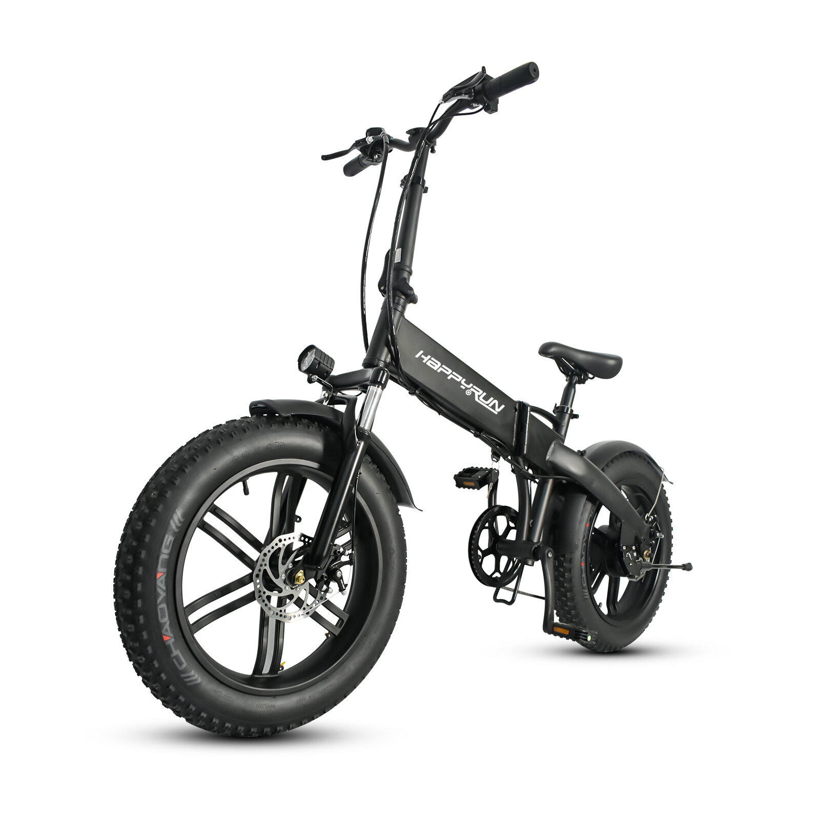 Στα 886,53€ από αποθήκη Τσεχίας | [EU Direct] Happyrun HR2006 350W 36V 10Ah 20x4inch Fat Tire Folding Electric Bicycle 25KM/H Top Speed 50KM Max Mileage Electric Bike