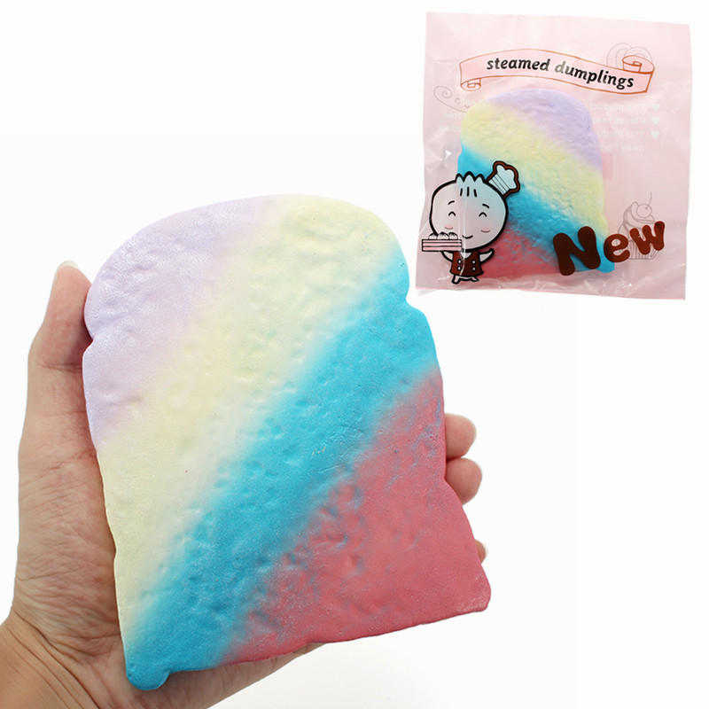 

SquishyShop Toast Bread Slice Squishy 14cm Soft Slow Rising With Packaging Collection Подарочная игрушка для подарков
