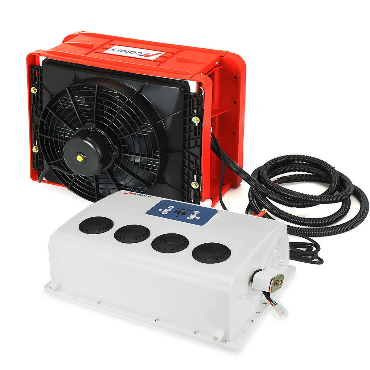 Hcalory 12V/24V Portable Car Air Conditioner Fan Water Refrigeration SplitAir Conditioning Fans