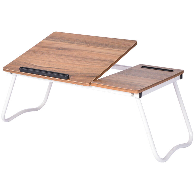 A1 Opgewaardeerd Opvouwbaar Houten Laptop Bureau Portable Folding Conputer Desk Bed Notebook Stand Study Table Breakfast Bed Tray