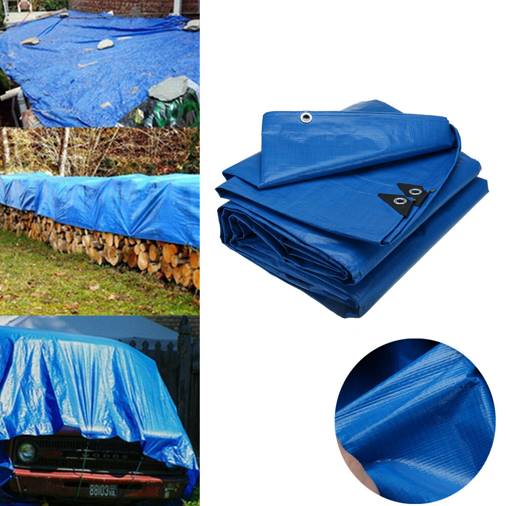

Multifunction PE Waterproof Cover Furniture Dustproof Cover Tarp Ground Picnic Mat Sunshade Shelters