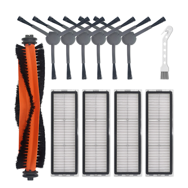 

12Pcs Replacements for Dreame Bot Z10 Pro Vacuum Cleaner Parts Accessories Main Brush*1 Side Brushes*6 HEAP Filters*4 Cl