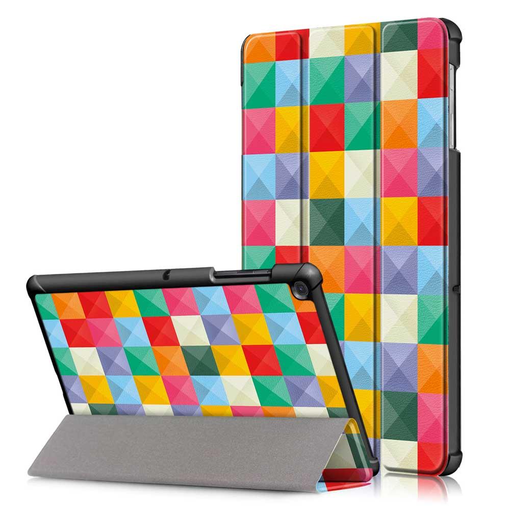 

Tri-Fold Pringting Tablet Чехол Чехол для планшета Samsung Galaxy Tab S5E SM-T720 SM-T725 - Cube
