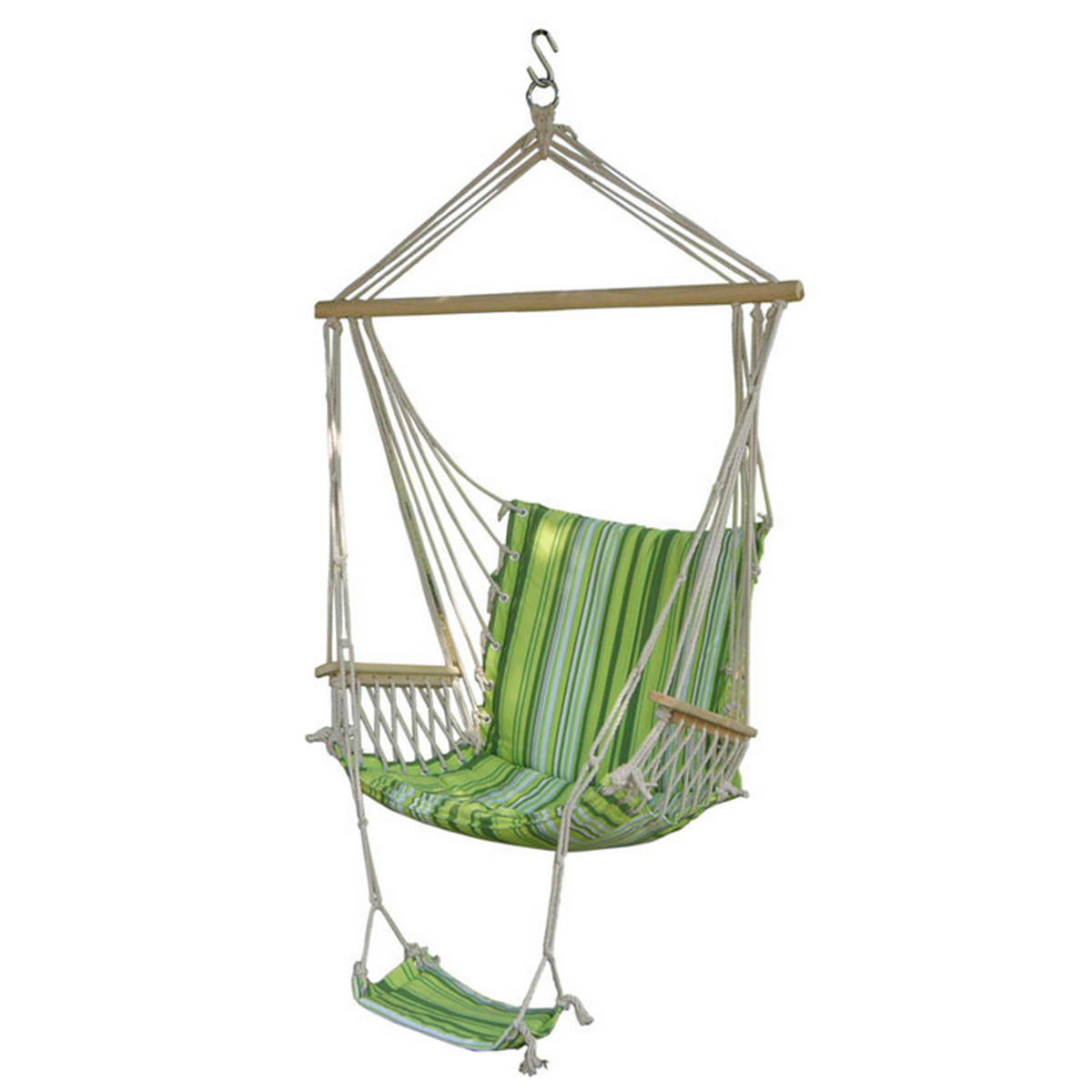 IPRee ™ Outdoor Canvas Swing Hammock Leisure Cadeira suspensa Garden Patio Yard Max 330Lbs