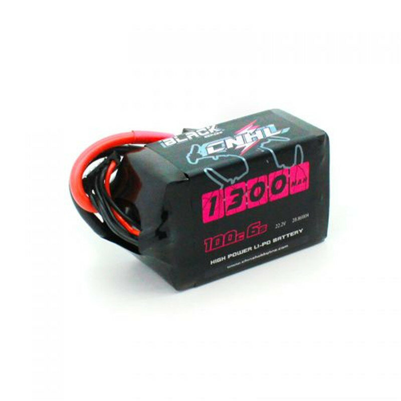CNHL Black Series 1300mAh 22,2V 6S 100C Lipo Batterie XT60 Stecker für RC Drone FPV Racing