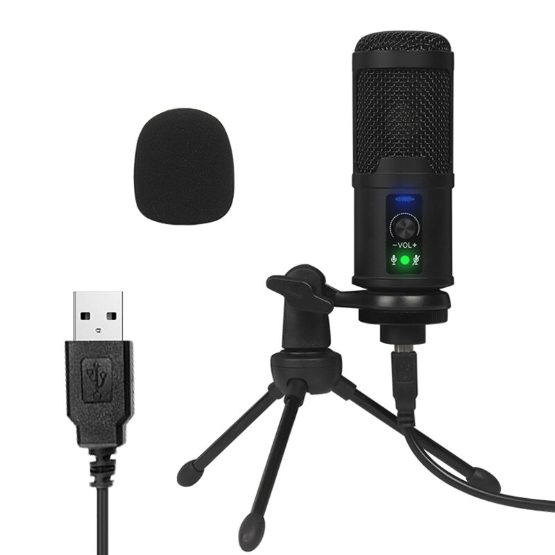 Bakeey BM-65 Beroep Studio USB Microfoon Karaoke Zingen Laptop Opname Condensatormicrofoon voor PC C