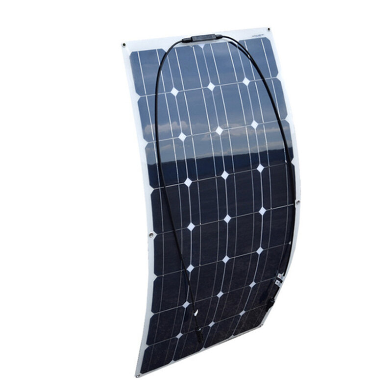 

18V 100W ETFE Sunpower гибкая панель Солнечная монокристаллическая прокатанная кремнием панель Солнечная 1050 * 540mm