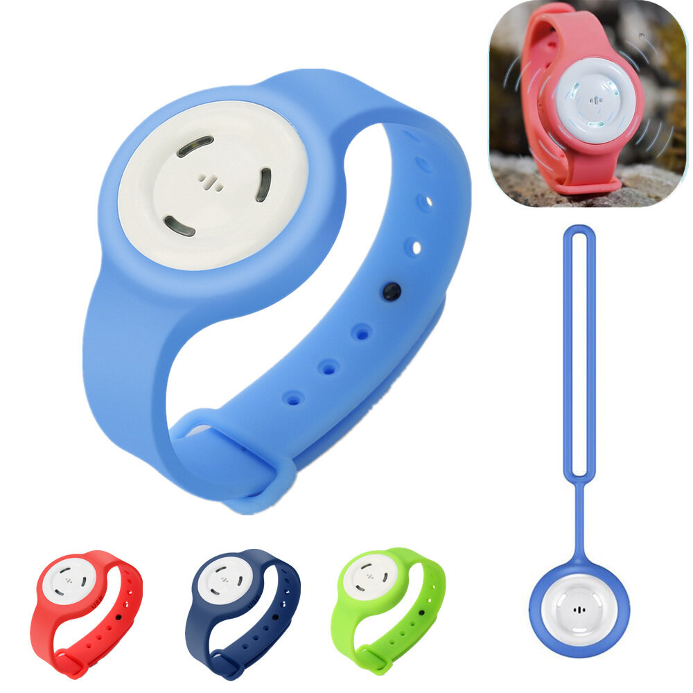 2 In 1 Ultrasonic Mosquito Repellent Bracelet Silicone USB Rechargeable Anti-Mosquito Tools for Baby Kids Adult Outdoor Travel