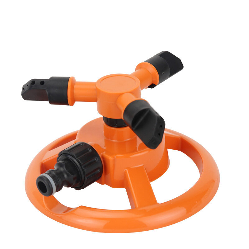 

Garden Lawn Sprinkler 3 Arms 360° Rotating Adjustable End Nozzle Watering System