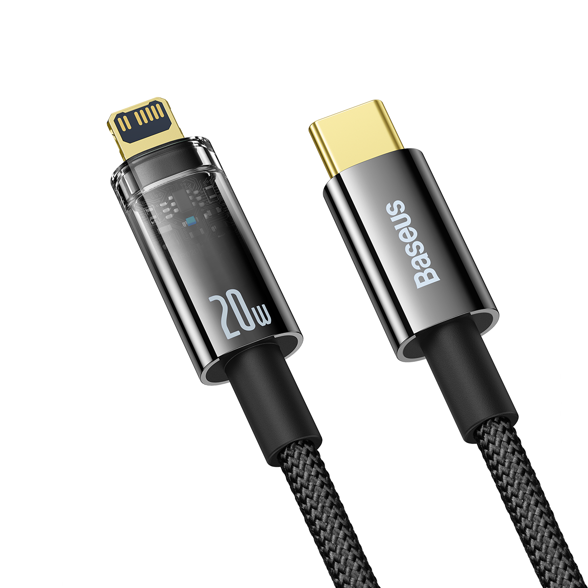 Baseus 20 W Apple-poort naar USB-C-kabel Snel opladen Datatransmissiekabel Automatische uitschakelli