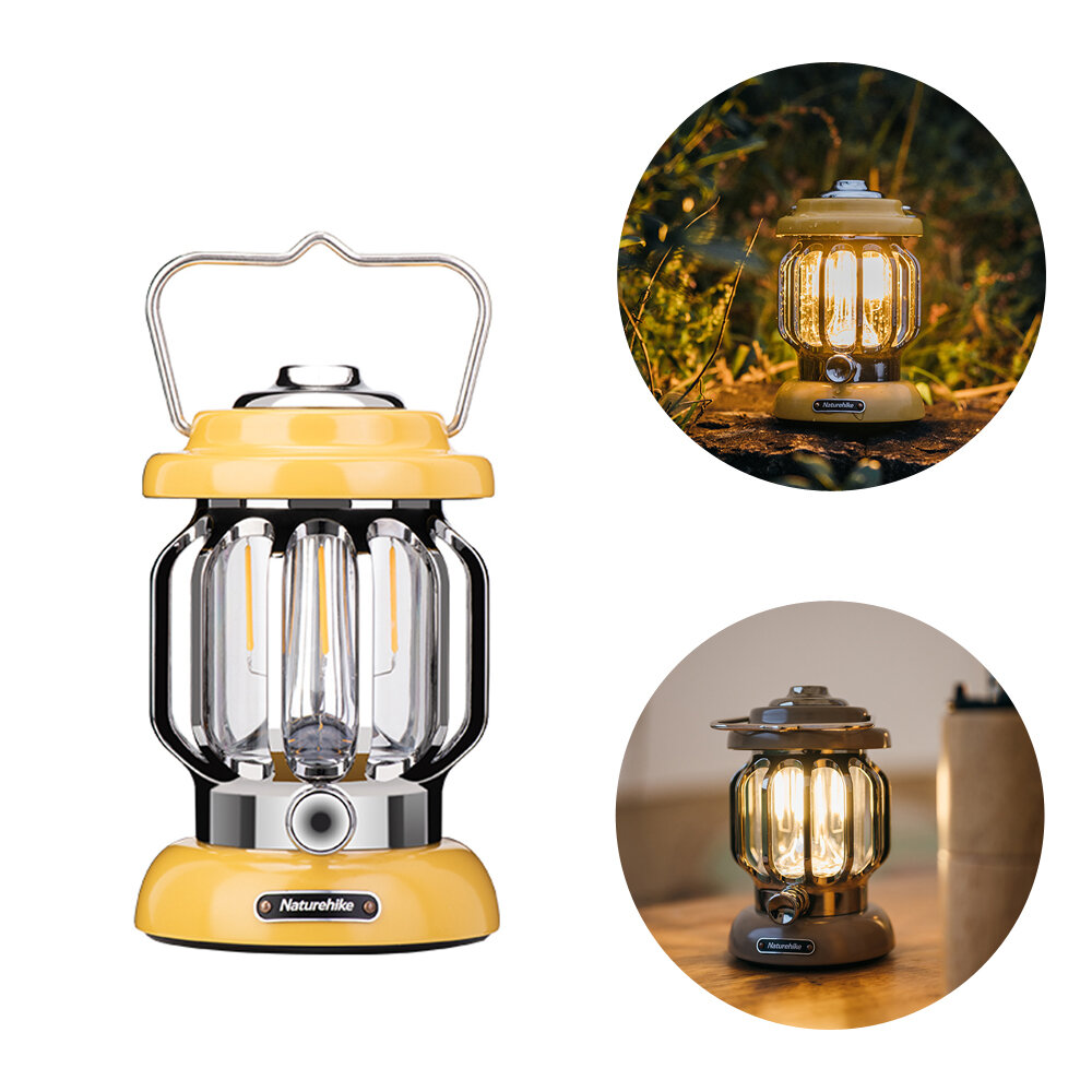 Naturehike Ambient Camping Light 2-in-1 Portable LED Lights Ultra Bright Decoration Lights Power Display Outdoor Patio Lights