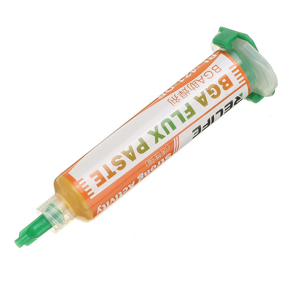 

RL-421-OR 10cc Relife Solder Soldering Paste Flux Grease for Chips Computer Phone LED BGA SMD PGA PCB Repair Tool