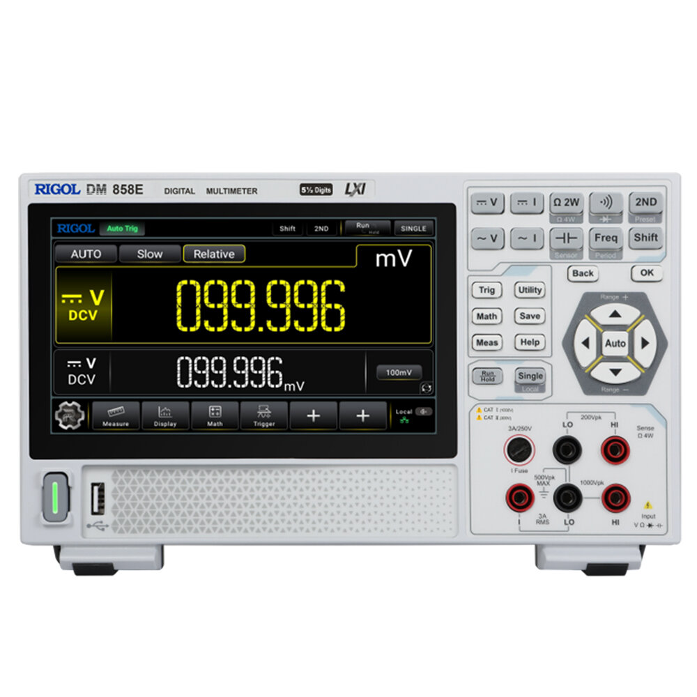 

DM858 Multimeter High Accuracy Large 7 Inch Touchscreen Supports 11 Types of Signal Measurements Ideal for Quick Testing