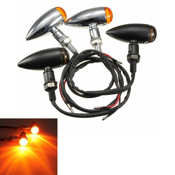 Motorcycle Bullet Turn Signal Indicator Light Lamp Voor Harley Chopper