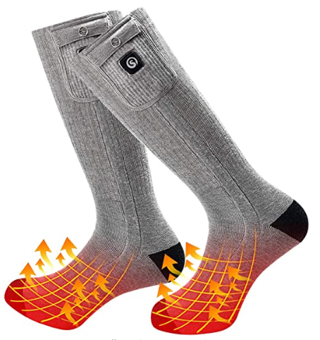 Heated Socks Remote Control Electric Heating Socks Rechargeable Battery Winter Thermal Socks Men Women Outdoor Sports Hiking