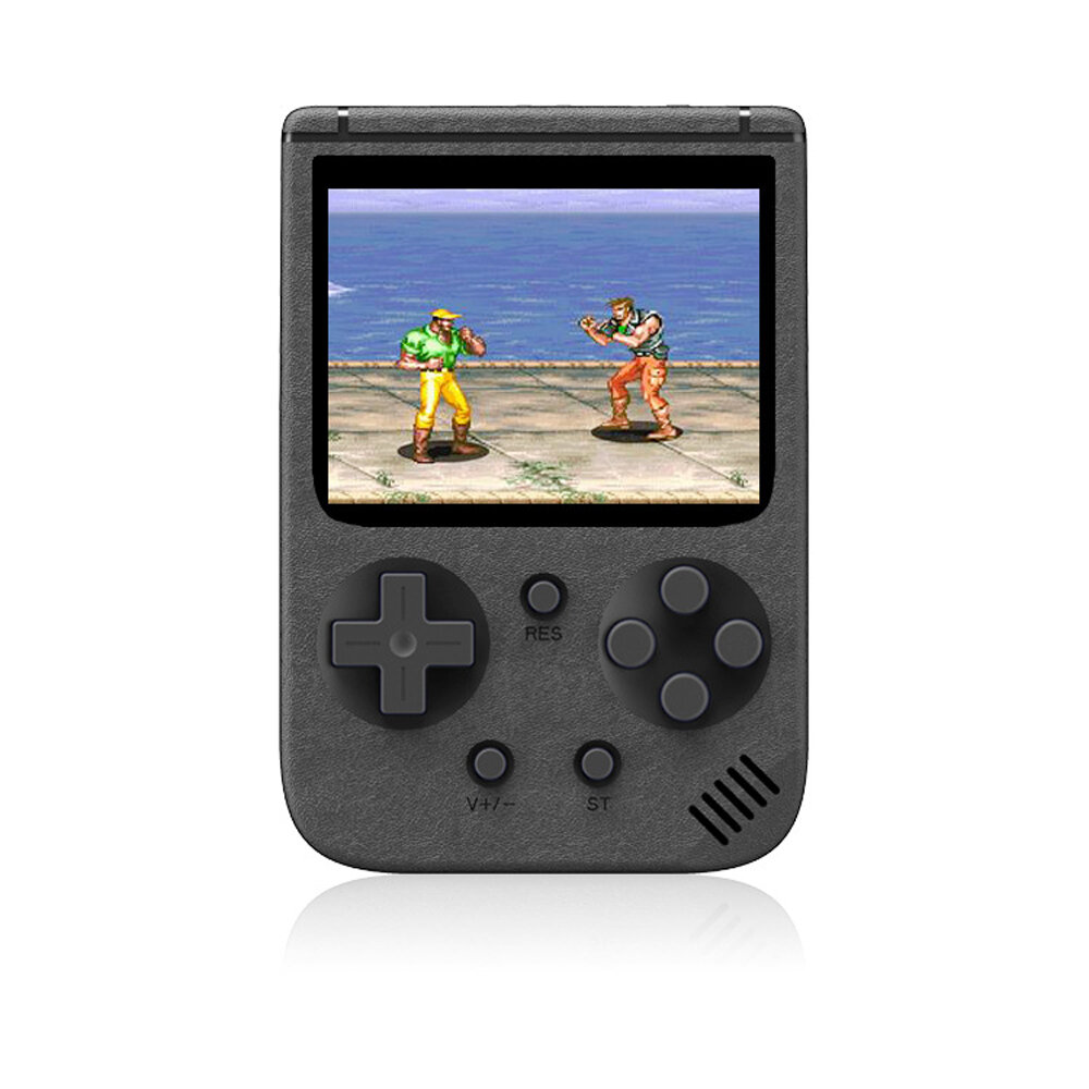 SUPII 3.0 Inch LCD Screen L/R Keys 8-Bit Built-in 500 Classical Games 1020mAh Rechargeable Portable Mini Handheld Game C