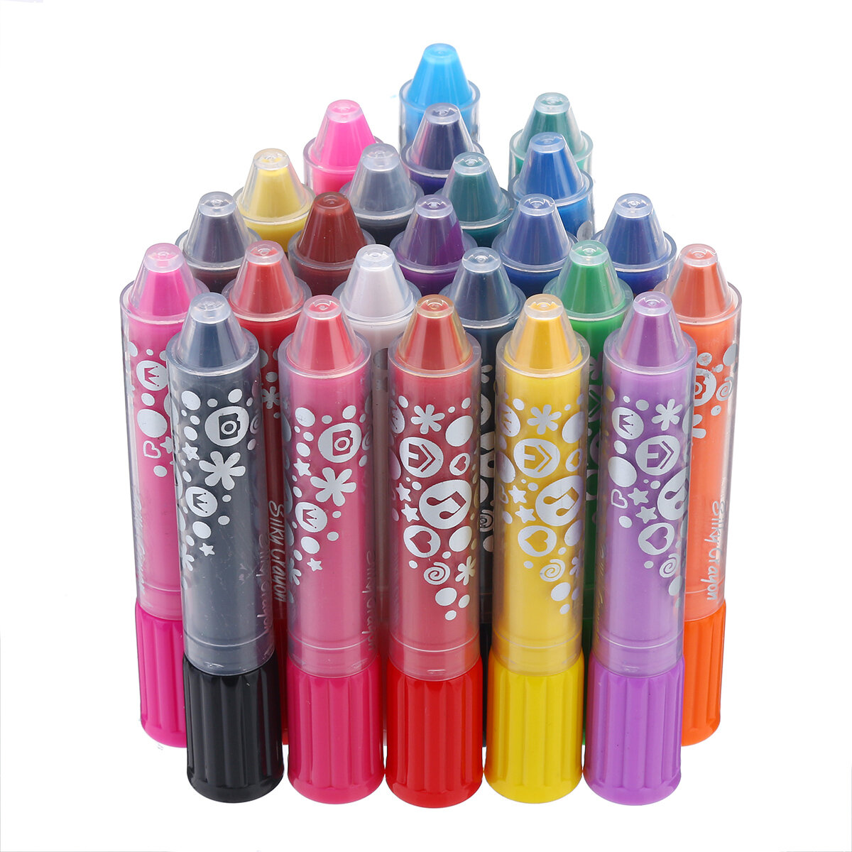 12/24/36 Colors Water-soluble Wax Crayon Set Soft Pastel Painting Chalk Pastels Art Drawing Set Kids