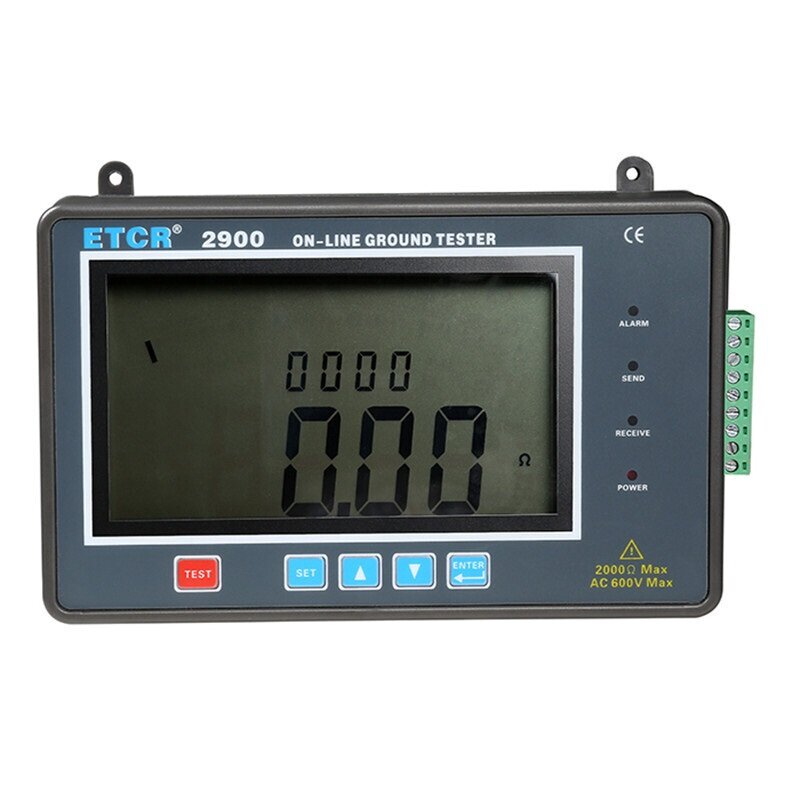 

ETCR2900 On-Line Monitoring Ground Resistance Meter 0.01-2000Ω AC 0~600V Online Earth Resistance Tester