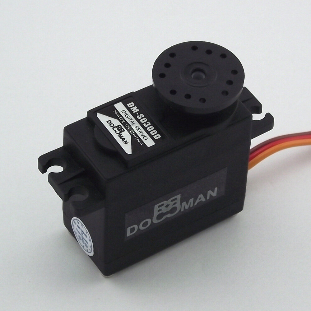 DORCRCMAN DM-S0300D 3KG 180 Degrees Dual Bearings High Torque Plastic Gear Digital Servo for RC Airp