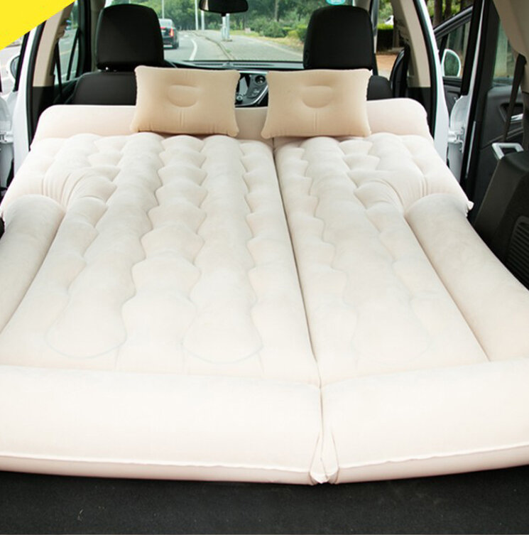 IPRee® SUV Inflatable Air Mattresses Bed Portable Camping Flocking Pad Cushion Car Travel Road Travel