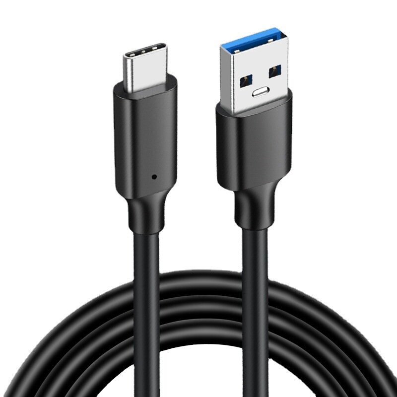 

PENGQIAO 3A 60W USB-A to USB-C Cable USB3.2 10Gbps QC3.0 Fast Charging Data Transmission USB Type-C SSD Hard Disk Cable
