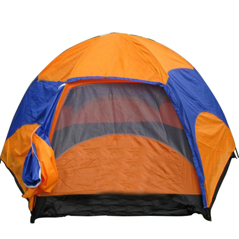 Super Besar Oxford Fabric Double Layers Camping Tent Untuk Delapan Orang