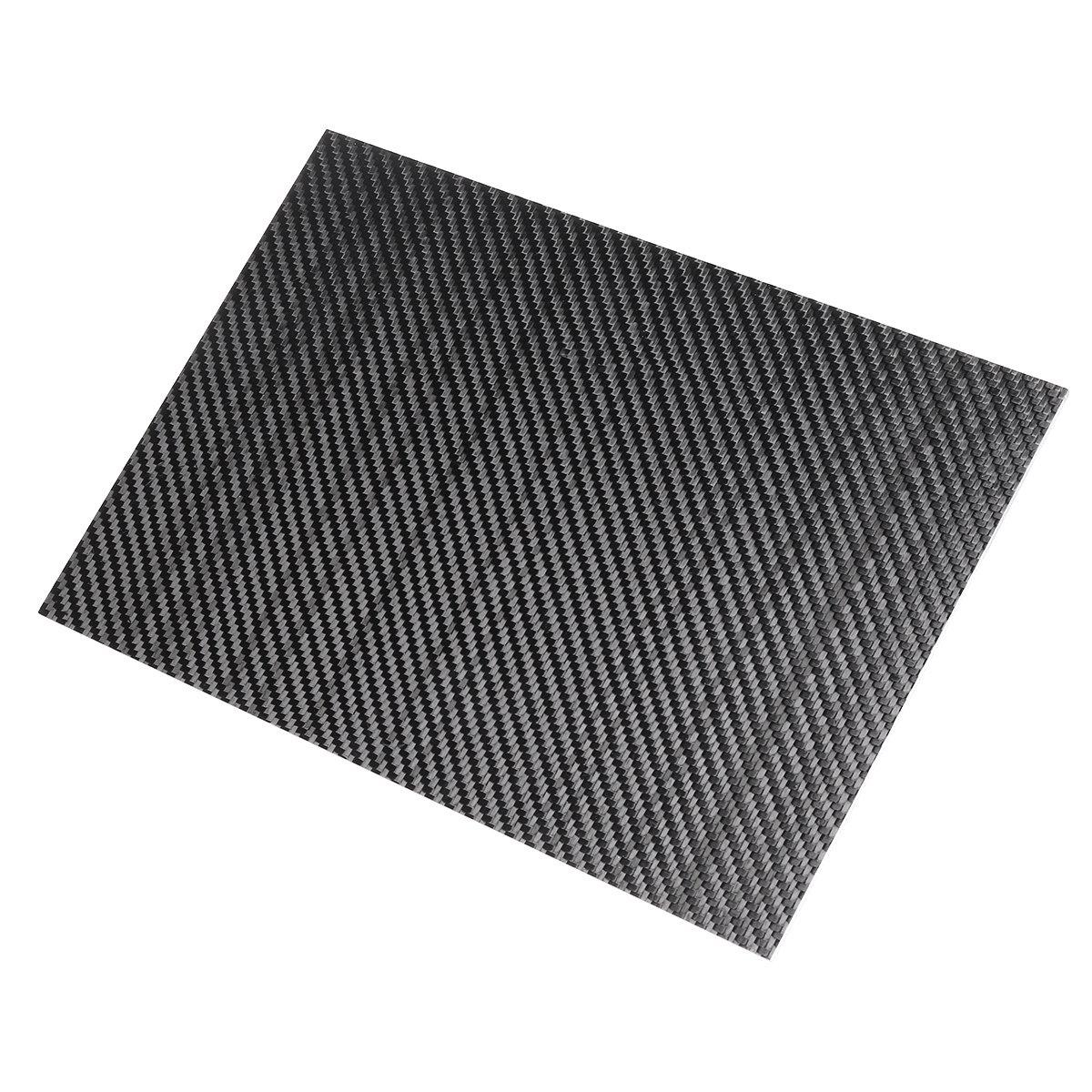 

300x500x (0,5-5) мм 3K Black Twill Weave Углеродное волокно Пластина Листовая глянцевая панель из углеродного волокна Па