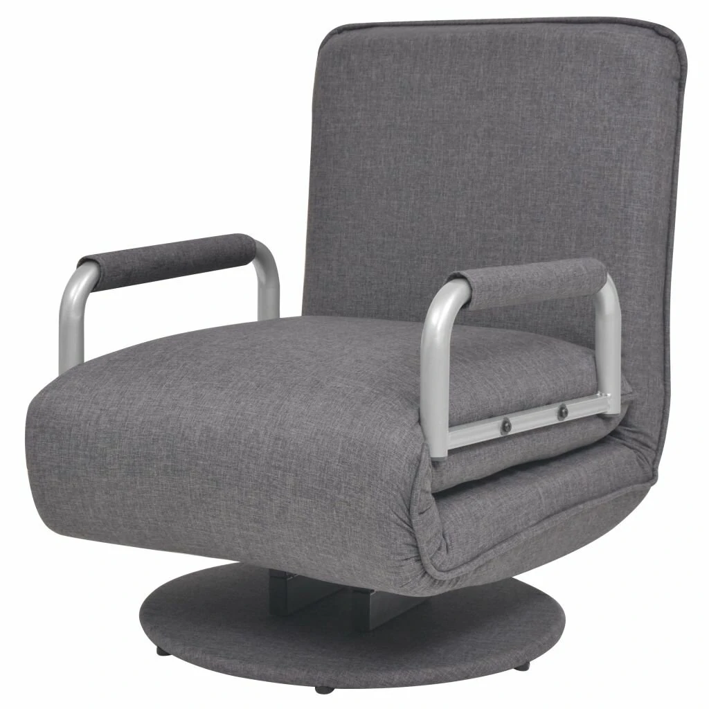 Κρεβατοπολυθρόνα θα την έλεγες μια και γίνεται κρεβάτι στα 234,15€ από αποθήκη Ολλανδίας | Swivel chair and sofa bed 60x75x80 cm light grey
