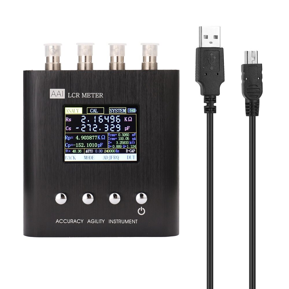 

Handheld Impedance Tester Bridge LCR Digital Resistance Measurement Capacitance Adjustable Inductance