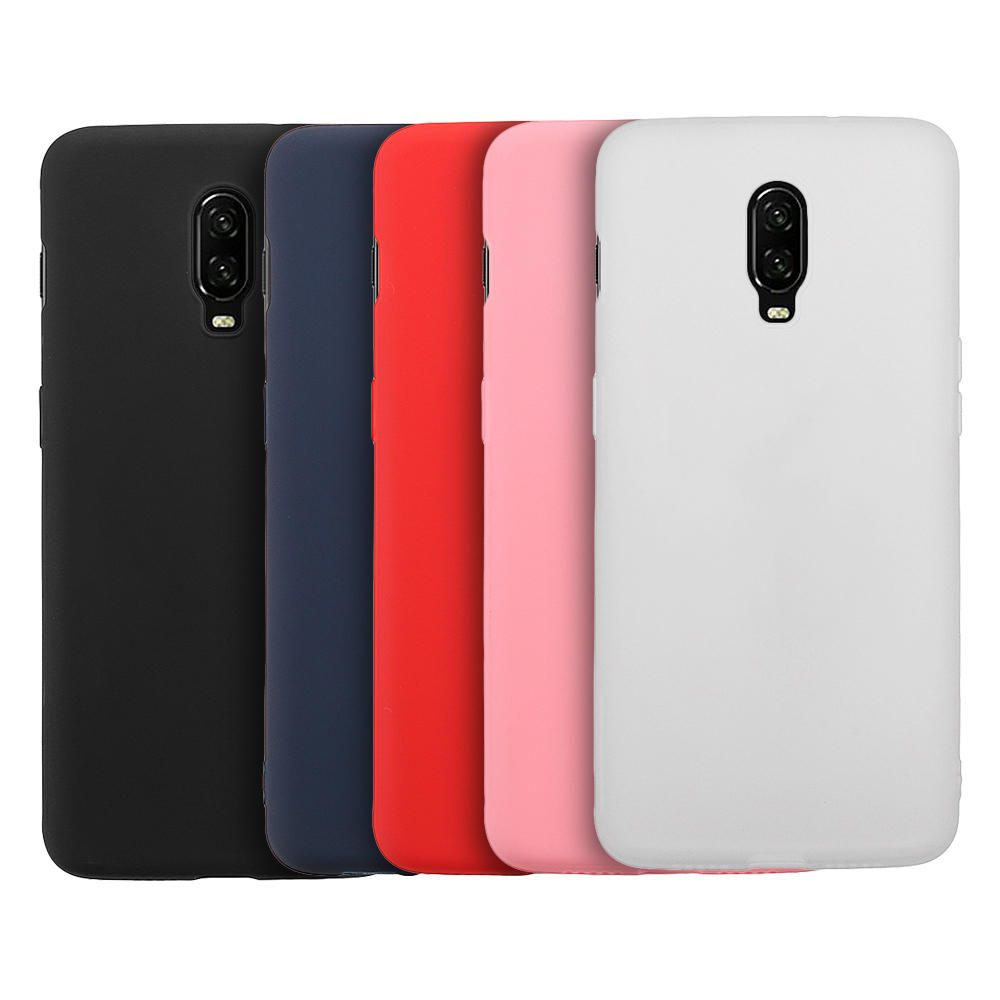 Bakeey™ Matte Shockproof Ultra Thin Soft TPU Back Cover Protective Case for OnePlus 6T