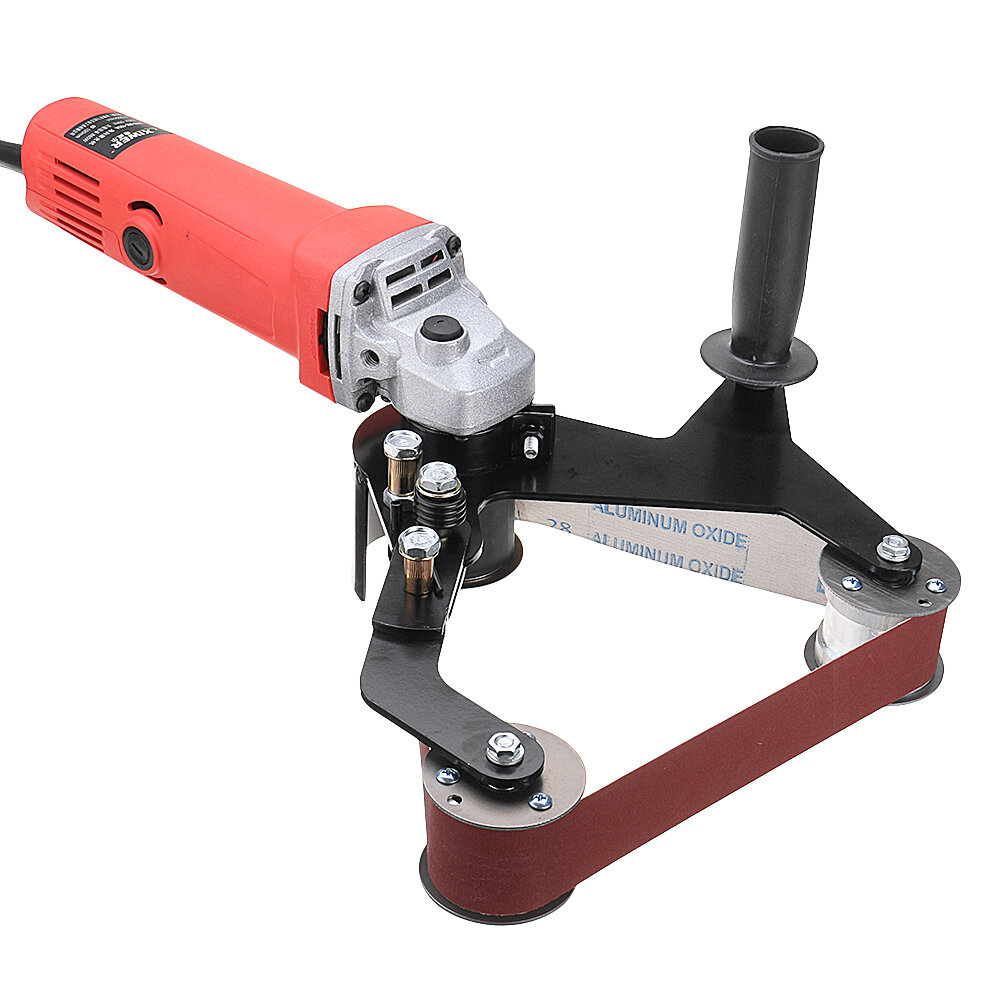 drillpro grinder pipe and tube belt sander attachment stainless steel metal wood sanding belt ...