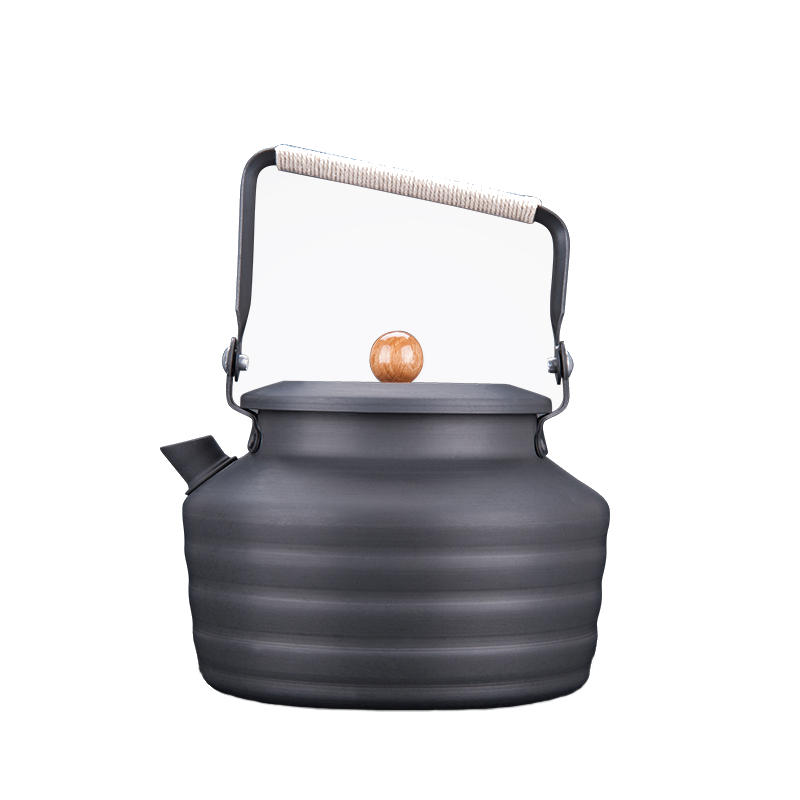 ALOCS Aluminum Alloy Portable 1.3L Outdoor Kettle Camping Picnic Water Teapot Coffee Pot