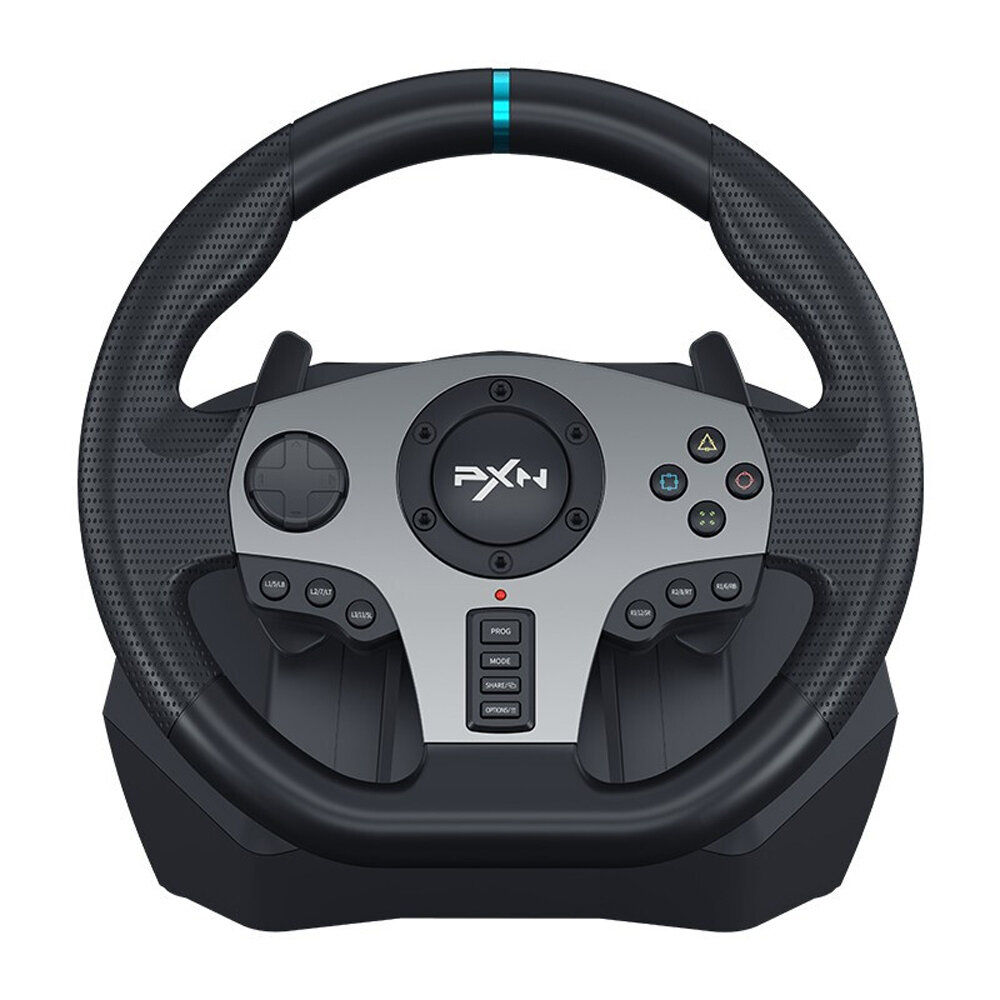

PXN PXN-V9 Gaming Steering Wheel Pedal Vibration Racing Wheel 900° Rotation Game Controller for Xbox One 360 PC PS 3 4 f
