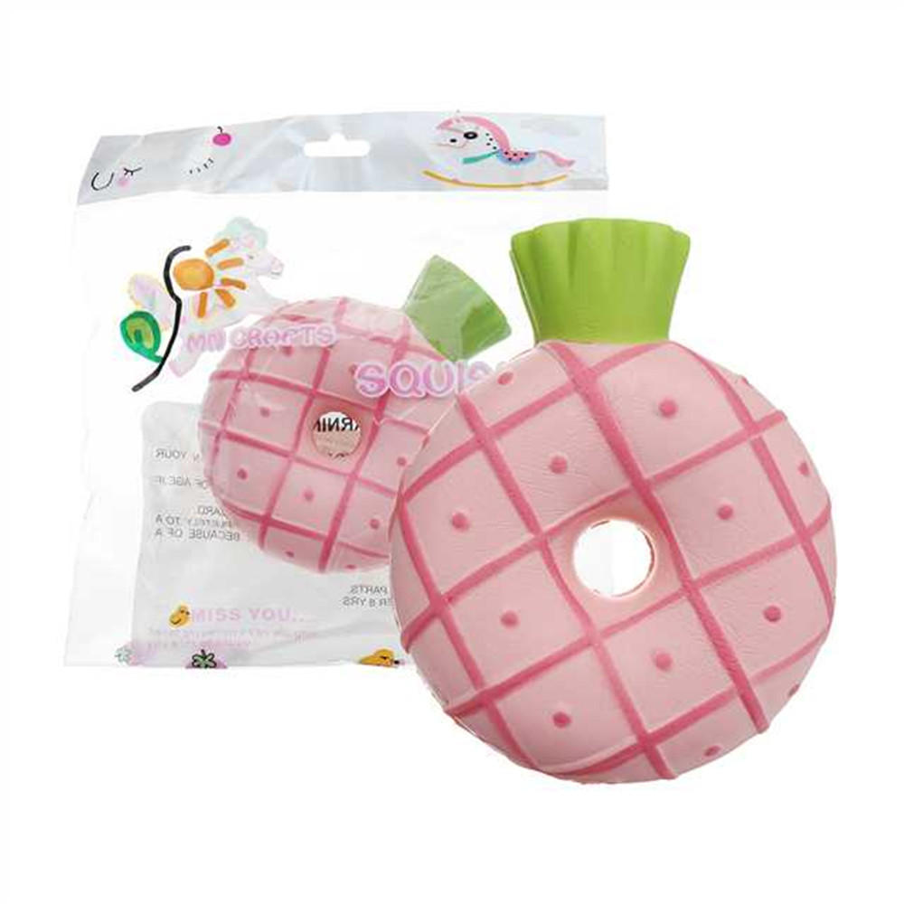 Pineapple Donut Squishy 10*12CM Slow Rising Soft Toy Gift Collection With Packaging