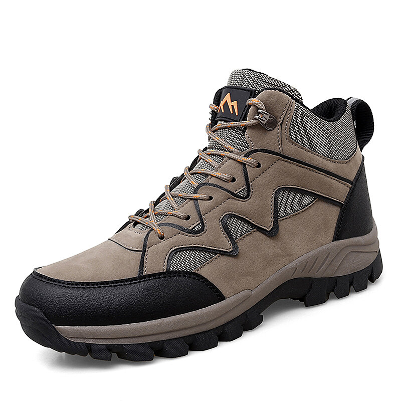 Men Light Waterproof Non-slip Outdoor Hiking Shoes