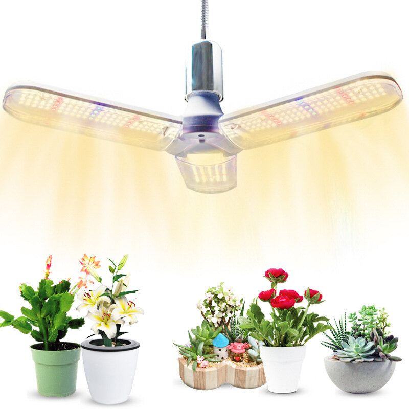 E27 Vervormbare LED-groeilicht Volledig spectrum groeilamp voor plantenhydrocultuur