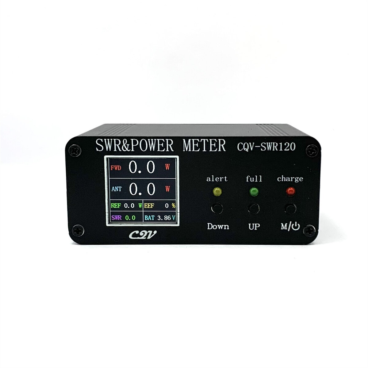 

CQV-SWR120 Power Watt Meter 1.8MHz-54MHz Standing-waves Meter 240 * 240 Full Color Digital LCD Display SWR Short Waves M