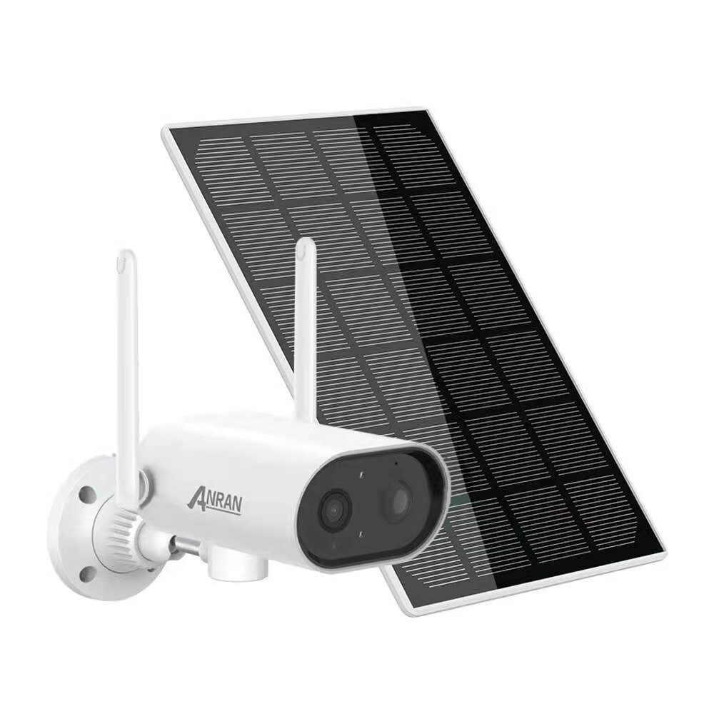 Anran 2K WIFI Outdoor Security Camera Solar Powered 25m Color Night Vision  180° Remote Pan-Tilt IP65 Waterproof Security Camera with Solar Panel Sale  - Banggood USA-arrival notice-arrival notice