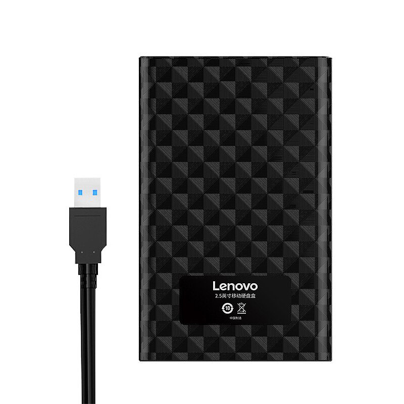 

Lenovo S02 2.5" USB3.0 HDD Case USB3.0 to SATA 5Gbps External Hard Drive Enclosure Support for 6TB 2.5inch SSD HDD Hard