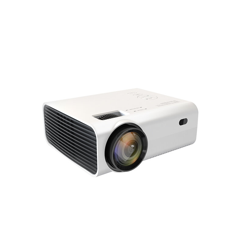 KRACHTIGE X36 Mini LED-projector 1080P Native Full HD LCD Draadloze telefoon Zelfde scherm 1000: 1 C