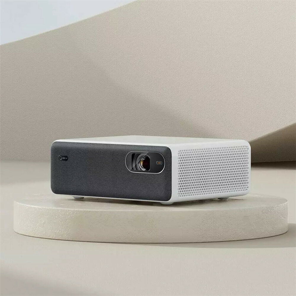 Xiaomi Iaser projector 1S ALPD 2400 ANSI Lumens 4k Resolution Supported 250 Inch Screen Wifi BT5.0 MEMC Automatically Focus Keystone Correction Intelligent Obstacle Avoidance Home Cinema