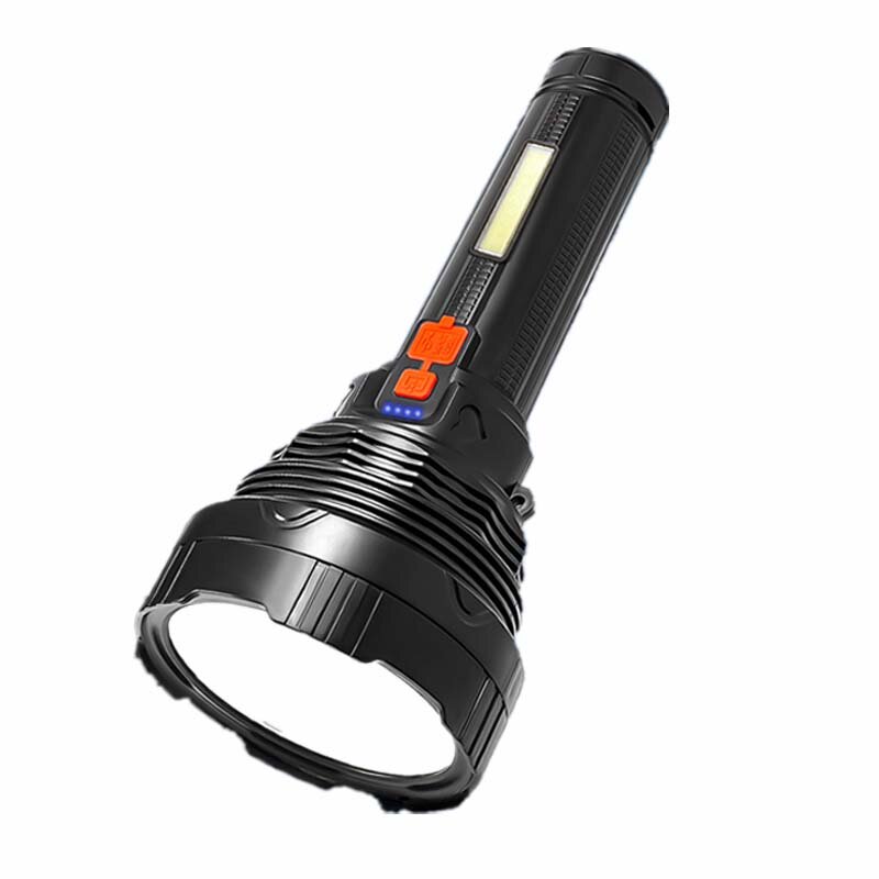 XANES 921S XHP90 High Lumen LED Floodlight With COB Sidelight 18650 Battery 7500mAh Power Bank USB Rechargeable Power In