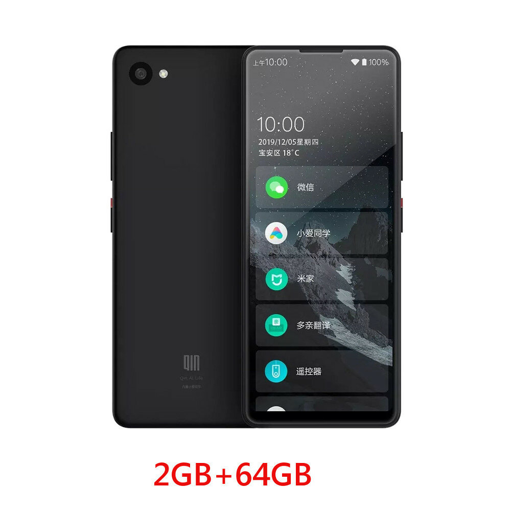 

QIN 2 Pro 2GB+64GB Full Screen Phone Global Version Multi-Language 4G Network With Wifi 5.05 inch 2100mAh Andriod 9.0 SC