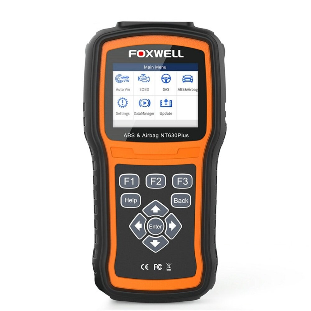 

Foxwell NT630 Plus OBD2 Scanner Car Diagnostic Tool Engine ABS SRS Airbag SAS Reset Fault Code Reader
