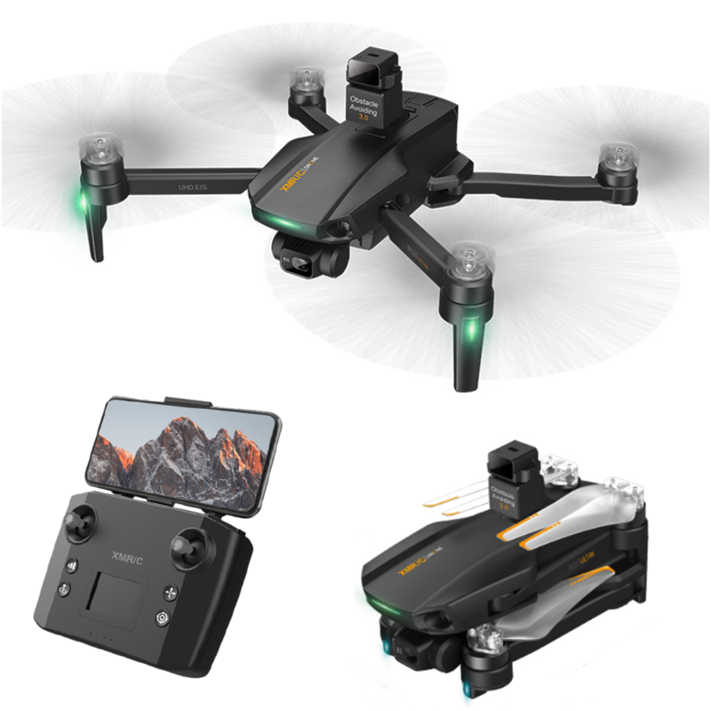 XMR/C M10 Ultra 5G WIFI 5KM FPV GPS with 4K Camera 3-Axis EIS Gimbal 360? Obstacle Avoidance Brushle