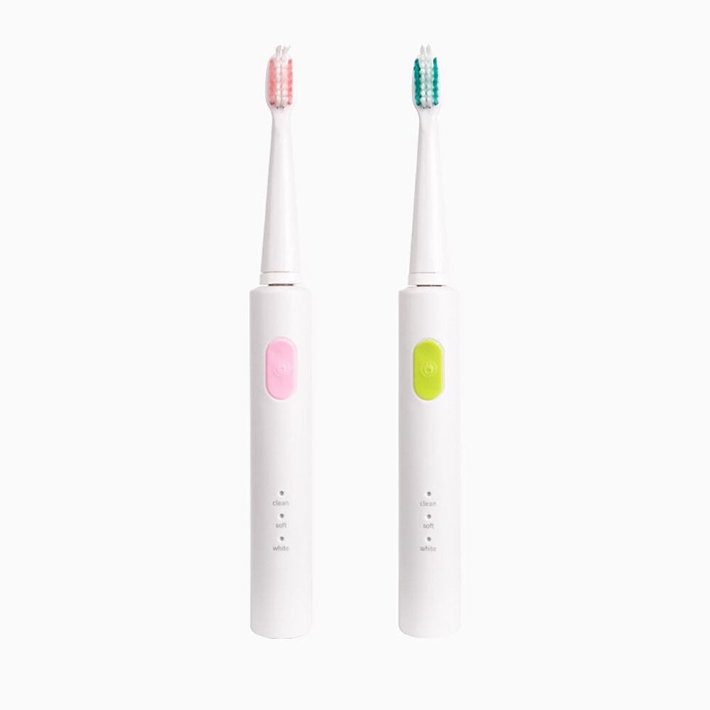 

IPX7 Waterproof 3-mode Electric Toothbrush with 3 Brush Heads USB Fast Charging