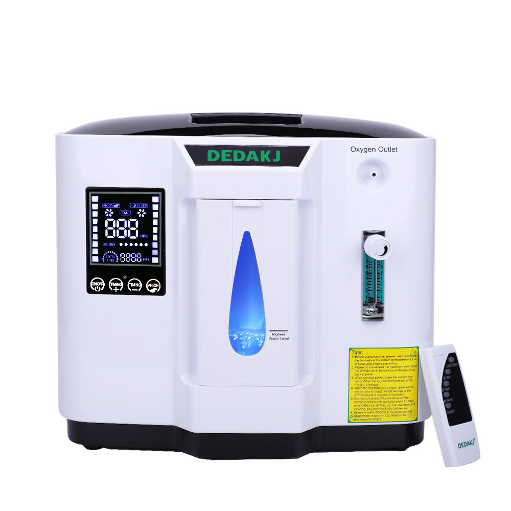 

[EU Direct] DEDAKJ 1-7L Adjustable Home Oxygen Concentrator DDT-1A 1b Oxygen Generator Portable Oxygen Machine without N
