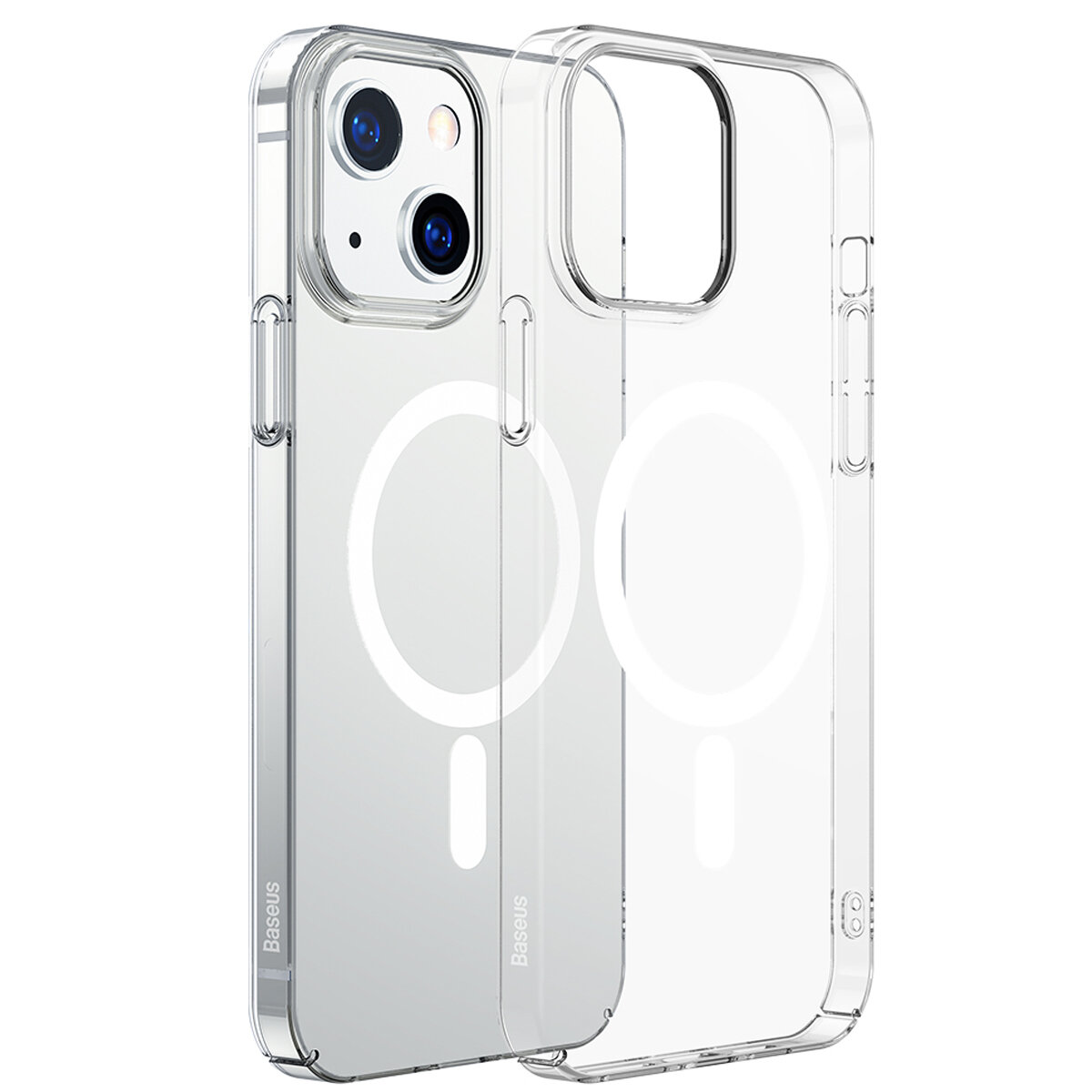 

Baseus for iPhone 13/ 13 Pro/ 13 Pro Max Case Support Magnetic Charging Ultra Thin High Transparency Anti-Fingerprint Sh