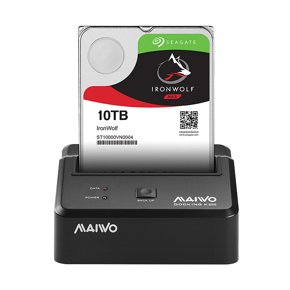 MAIWO K300U3S USB3.0 toSATAドッキングステーションハードドライブエンクロージャーベース（2.5 / 3.5 “HDD SSDハードドライブ用）