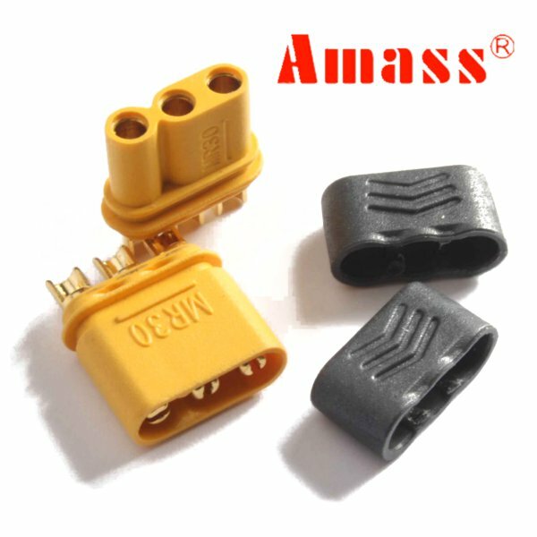 Amass MR30 Connector Plug With Sheath Vrouw & Mannelijk 1 Pair